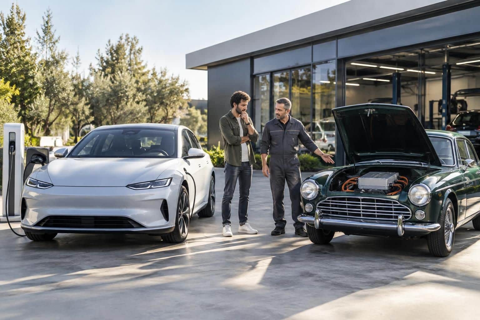véhicule électrique neuf ou rétrofit : comparez coûts, autonomie, aides et avantages pour choisir la solution adaptée à vos besoins.